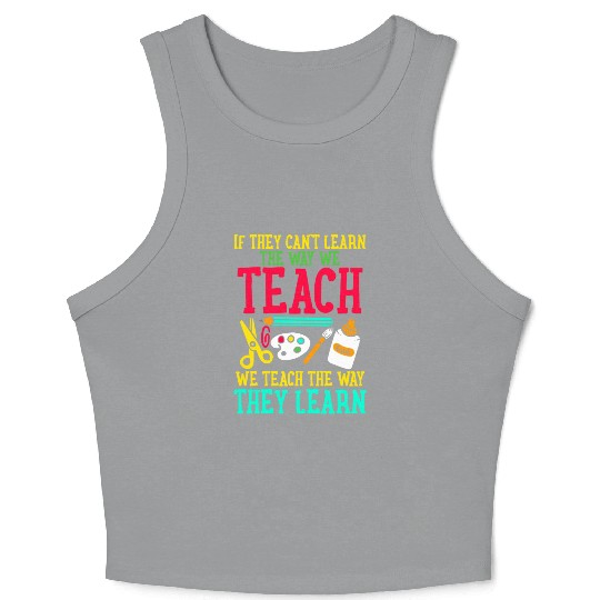 SPED Teacher Special Education Crop Tank Top