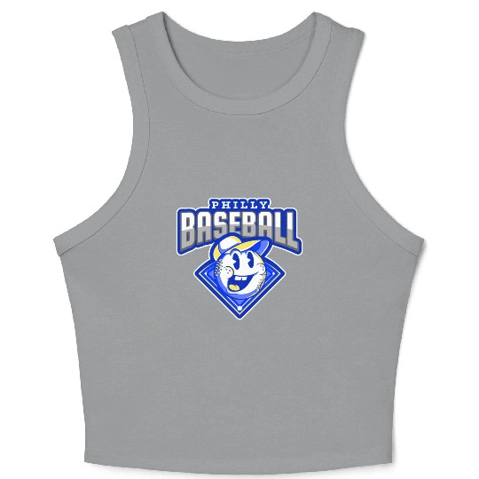 PHILLY BASEBALL Crop Tank Top