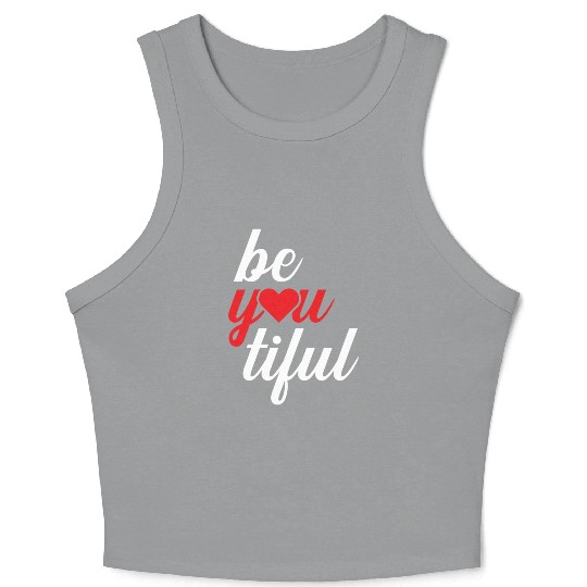 Beautiful Valentine s Day Love Heart I Love You Crop Tank Top