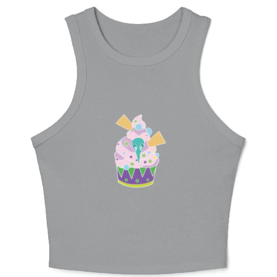 Cupcake Graveyard Crop Tank Top