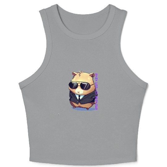 "MASBRO" Capybara Crop Tank Top
