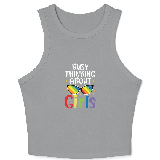 Gay Rights Rainbow Pride Month LGBTQ Pride Parade Crop Tank Top