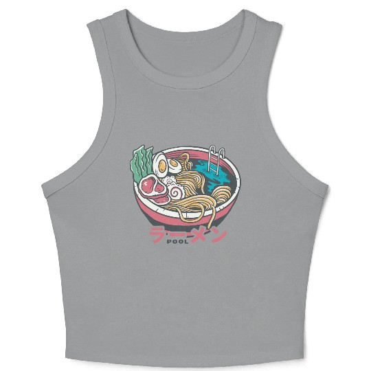 Ramen Pool Crop Tank Top