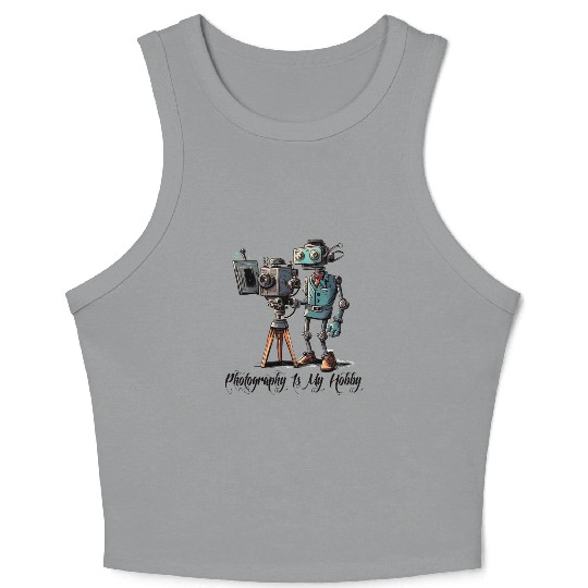 Photography Is My Hobby Crop Tank Top
