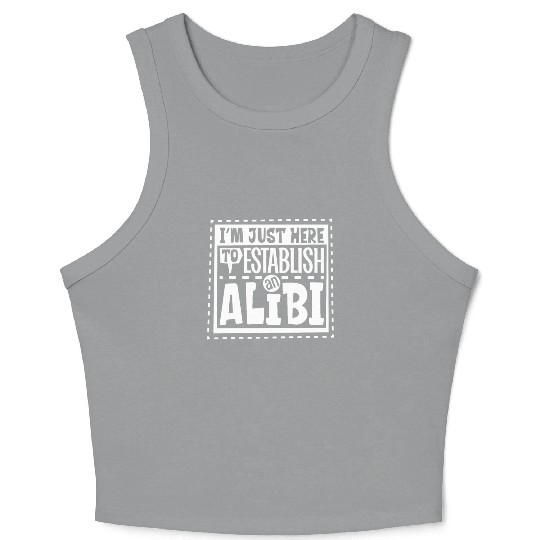 True Crime Murder Spy Crime Interest Gift Idea Crop Tank Top