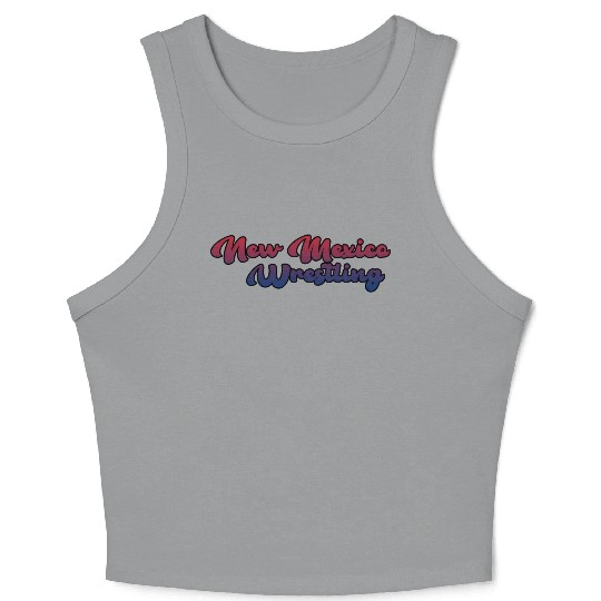 New Mexico Wrestling Crop Tank Top