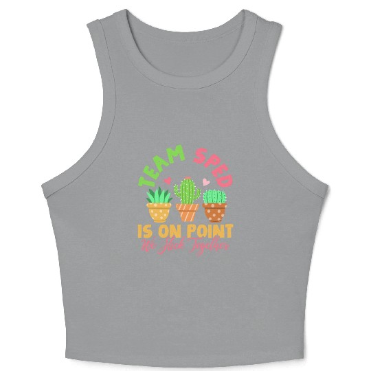 Sped Special Education Teacher Student Crop Tank Top