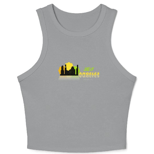los angeles Crop Tank Top