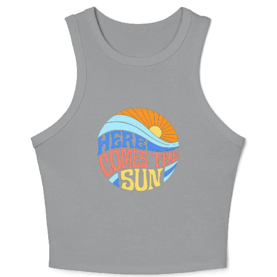 Here comes the sun Crop Tank Top