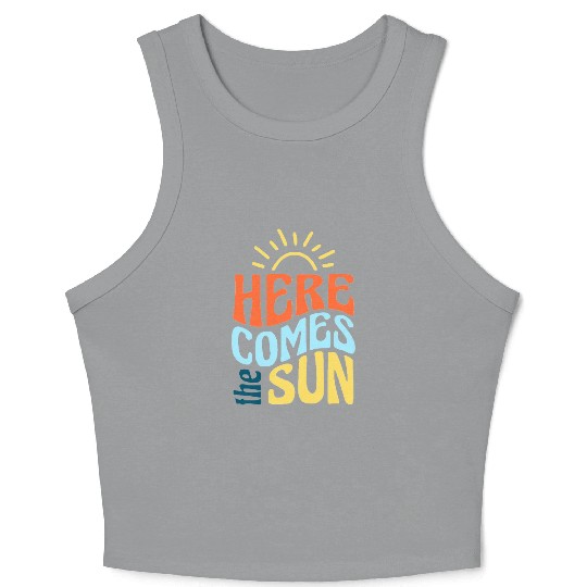 Here comes the sun Crop Tank Top