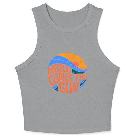 here comes the sun Crop Tank Top