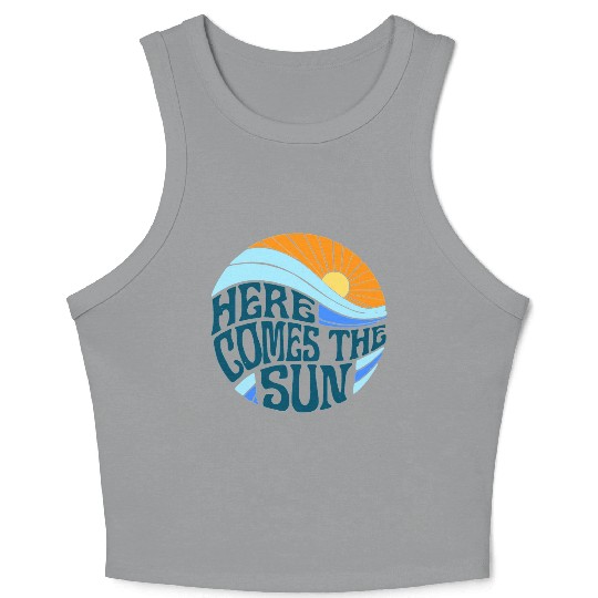 Here comes the sun Crop Tank Top