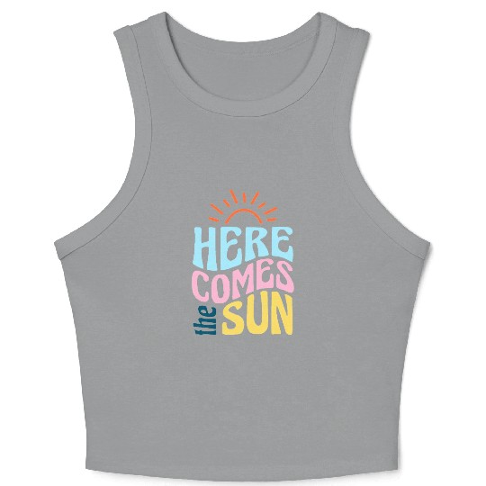 Here comes the sun Crop Tank Top