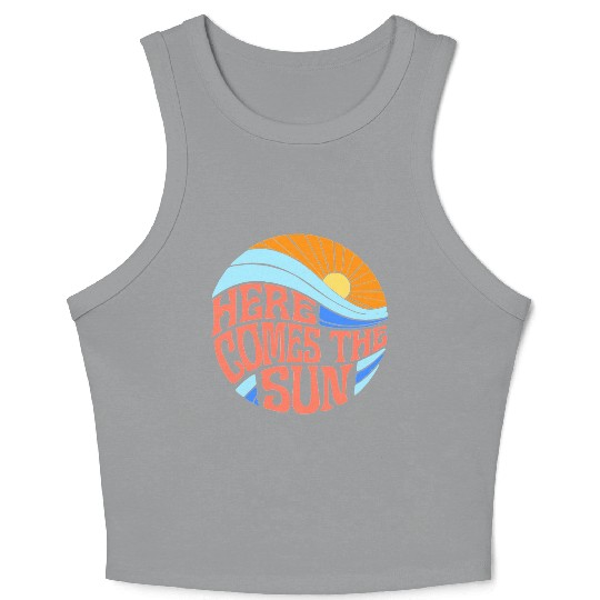 Here comes sun Crop Tank Top