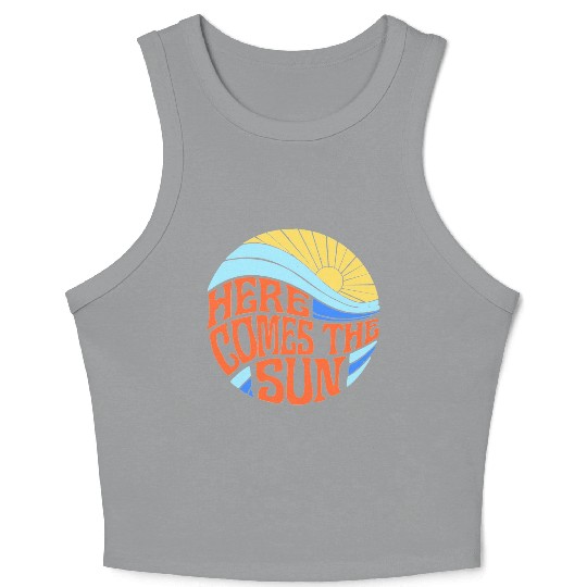 Here comes the sun Crop Tank Top