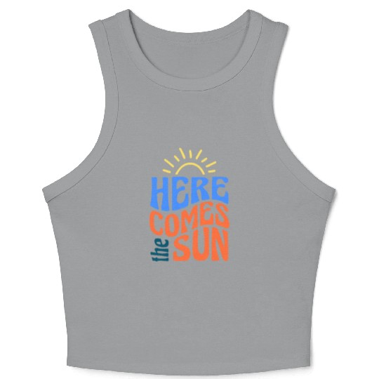 Here comes the sun Crop Tank Top