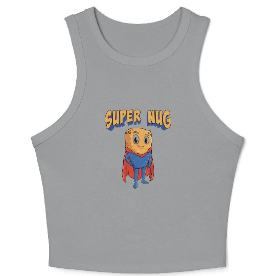 Super Nug Chicken Nuggets Crop Tank Top