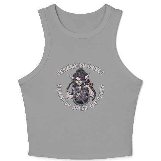Designated Driver, Party Crop Tank Top