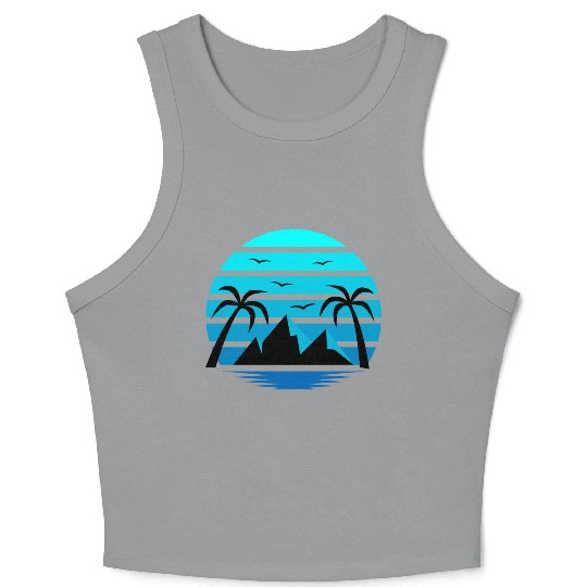 Summer vacation Crop Tank Top