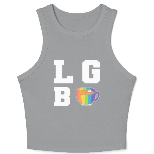 Lgb-Tea Gay Or Lesbian Crop Tank Top