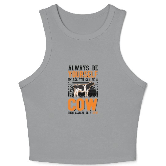 Cow Gift Farmer Cattle Breeder Cows Crop Tank Top