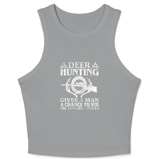 Deer Hunting Crop Tank Top