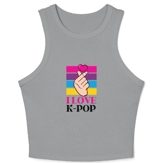 K-Pop K-drama Korean Music KPop Kdrama Gift Crop Tank Top