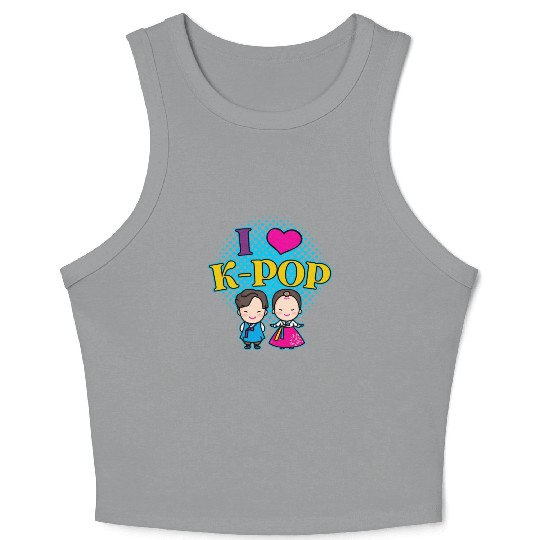 K-Pop K-drama Korean Music KPop Kdrama Gift Crop Tank Top