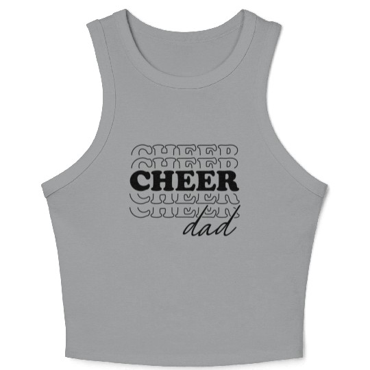 Cheer Dad Crop Tank Top