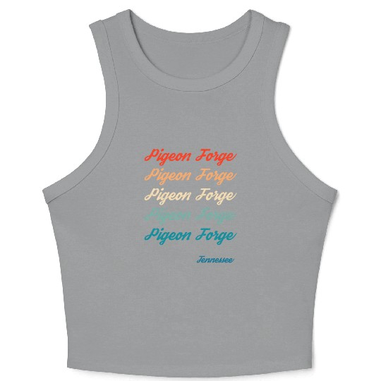 Pigeon Forge Tennessee Great Smoky Crop Tank Top