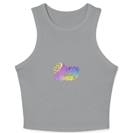Honeymoonin Crop Tank Top Newlywed Crop Tank Top Wifey Hubby