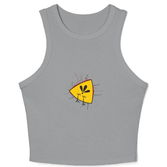Angry bird Crop Tank Top