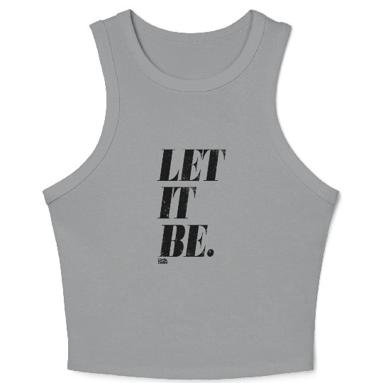 Lyrics By And Mccartney LIB Crop Tank Top