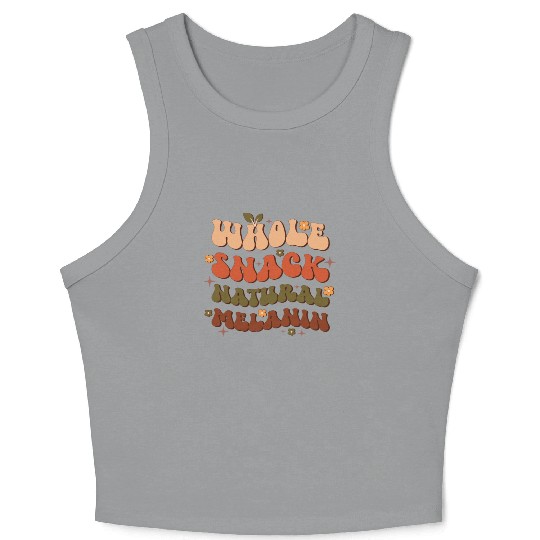 Whole Snack Natural Melanin, Independence Day Crop Tank Top