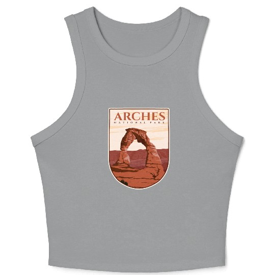Arches national park Crop Tank Top