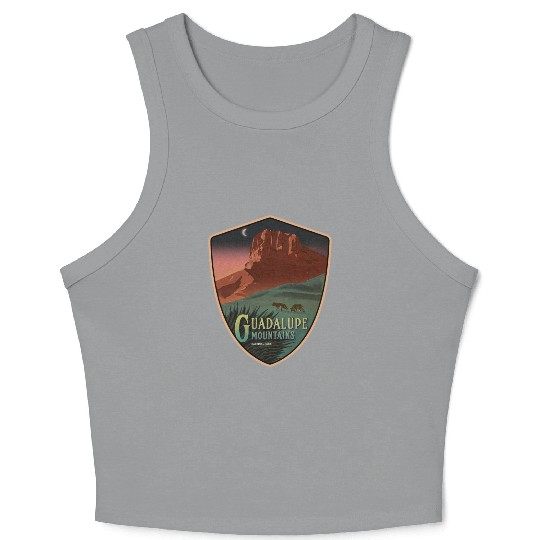 guadalupe mts national park Crop Tank Top