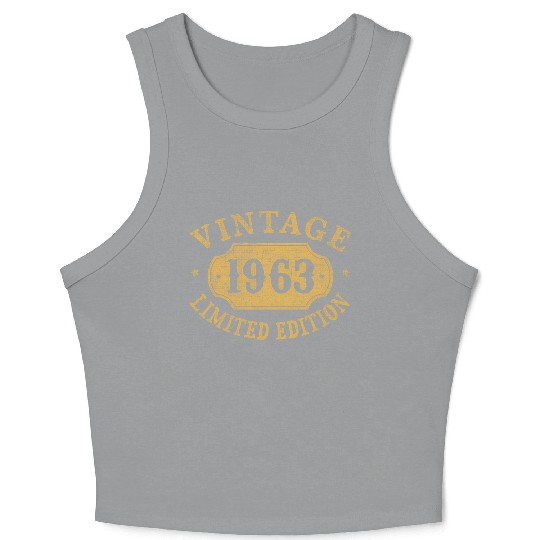 59 59Th Anniversary Best 1963 Crop Tank Top