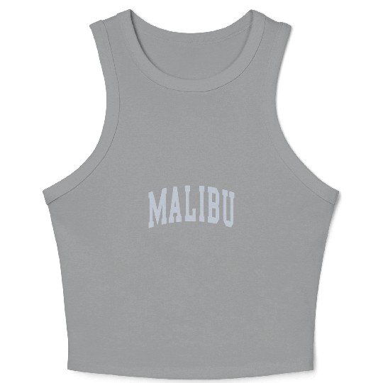 Brandy Light Blue Malibu Crop Tank Top