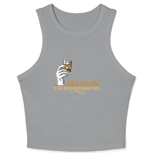 Booze Drinkers Bourbon Drinkers Whiskey Beer Bourb Crop Tank Top
