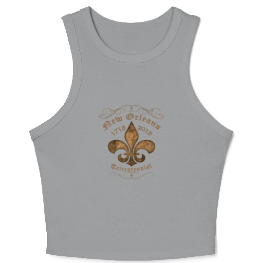 New Orleans Tricentennial Crop Tank Top
