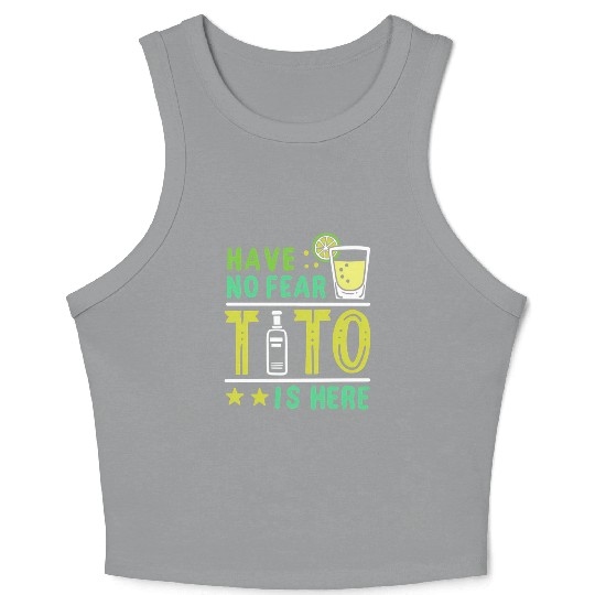 Vodka Tito Is Here Crop Tank Top