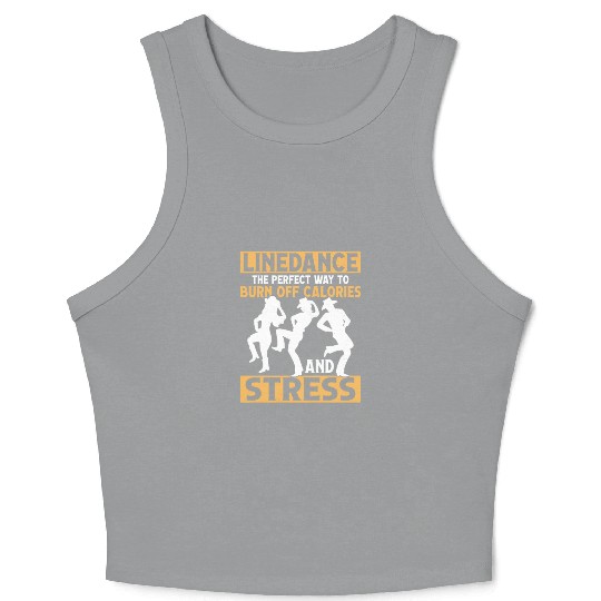 Linedance The Perfect Way Country Music Western Crop Tank Top