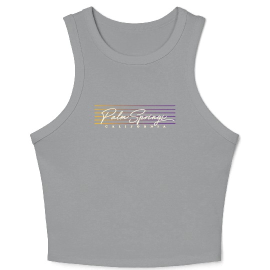 Palm Springs Style California Crop Tank Top