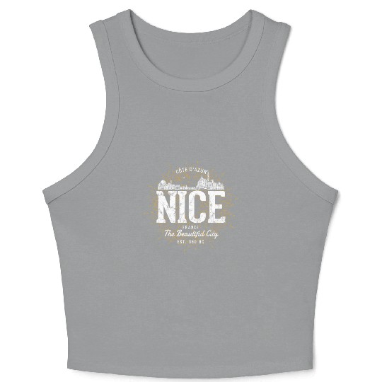 Stylee France Crop Tank Top