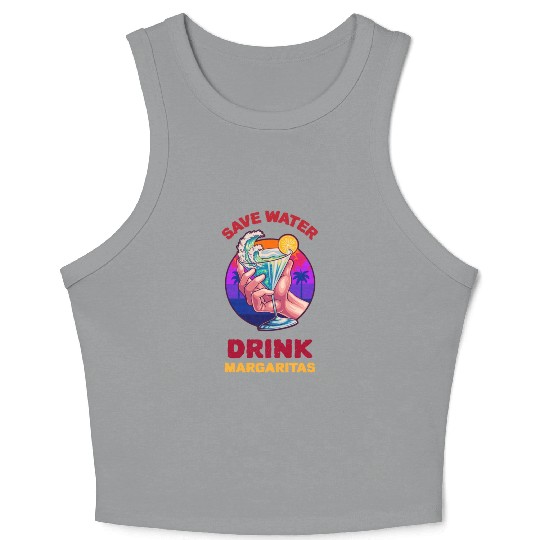 Margarita Save The Environment Crop Tank Top