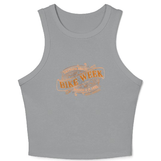 Daytona Beach Bike Week 2022 Front And Back Crop Tank Top