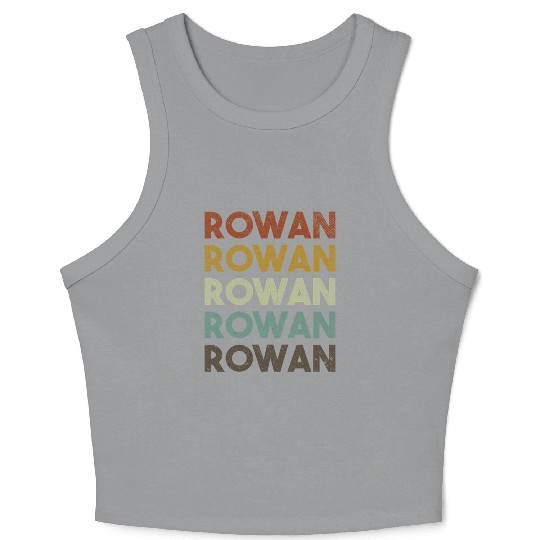 Rowan 80S Style Crop Tank Top