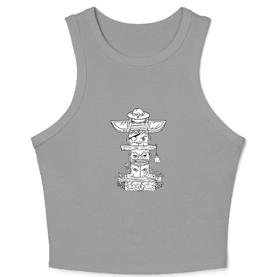 Totem Street Fighter Shadaloo Crop Tank Top