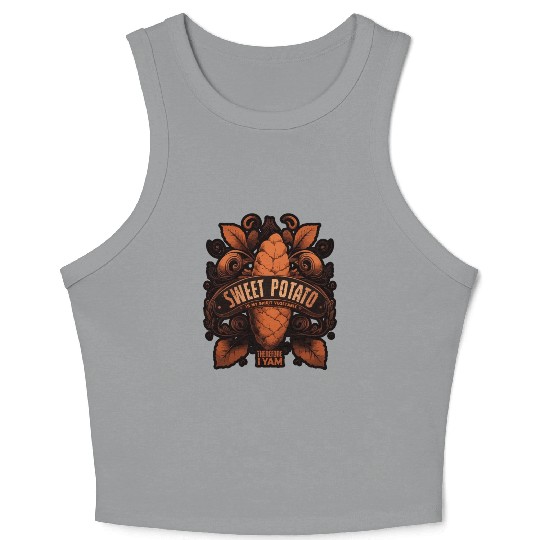 Sweet Potato is My Spirit Vegetable Crop Tank Top