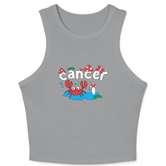 CANCER ZODIAC Crop Tank Top